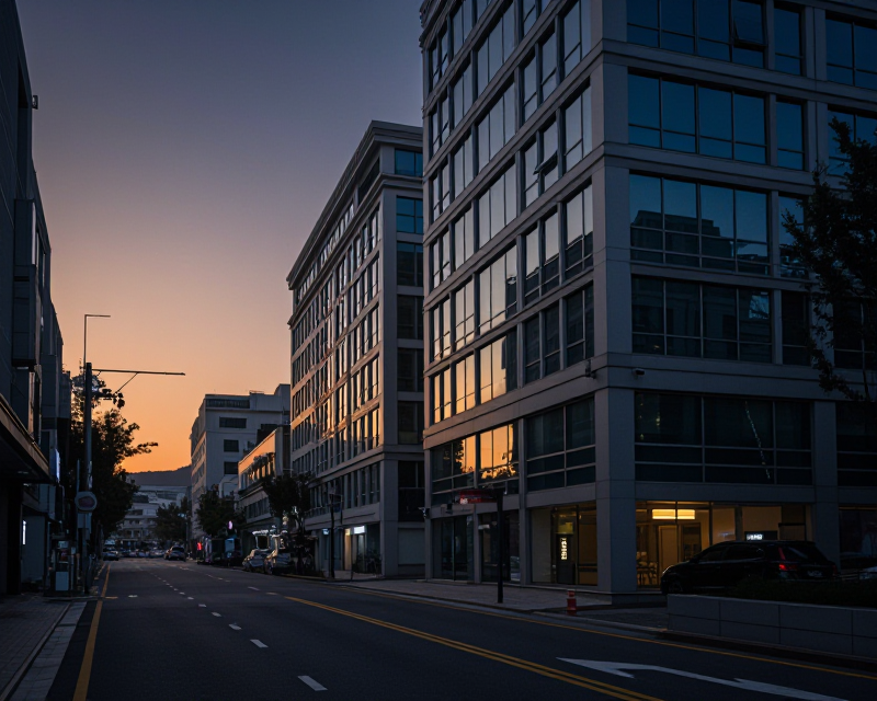 Seoul Twilight Atmosphere