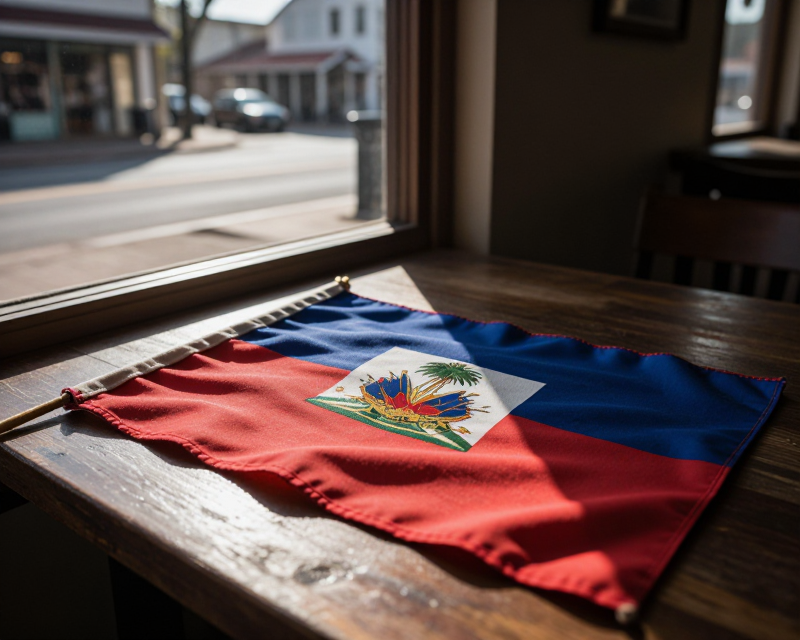 A symbolic representation of the Haitian community's struggle