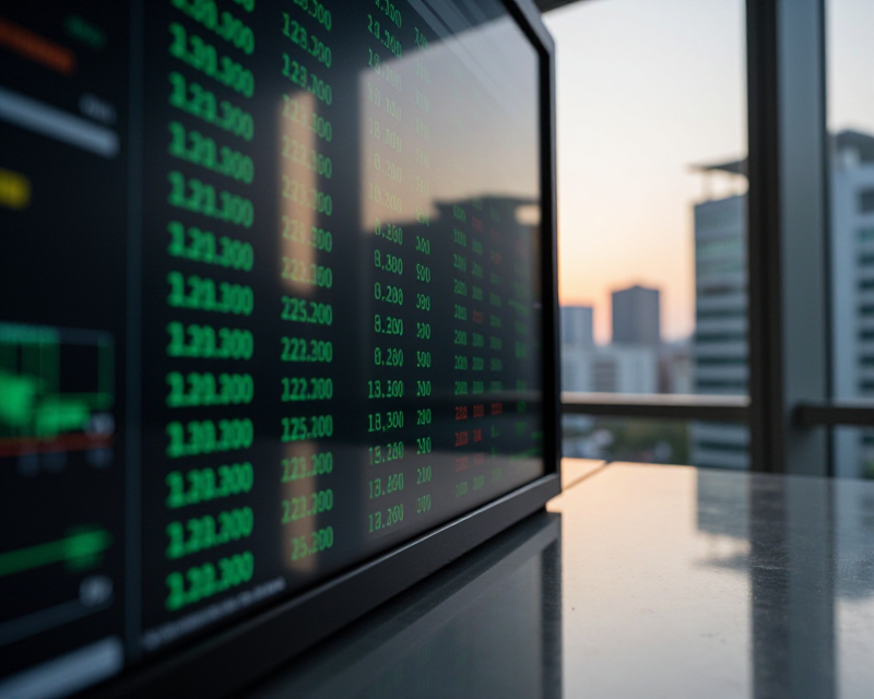 Financial Market Growth Concept