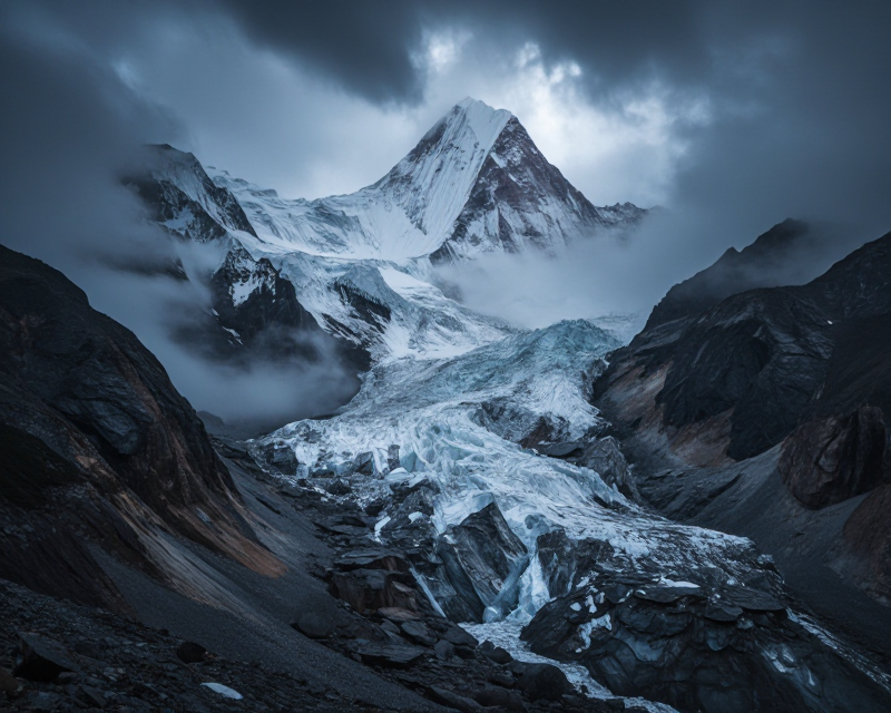 Himalayan Glacier Collapse