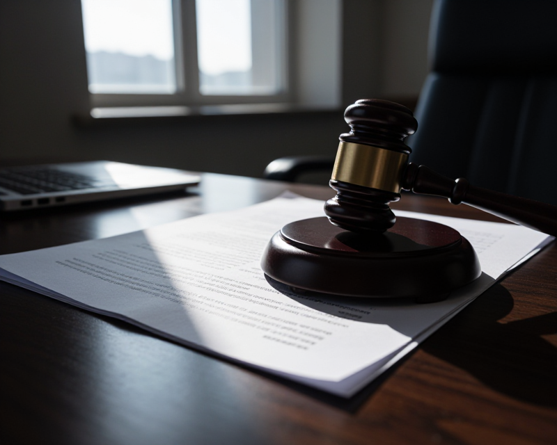Legal investigation atmosphere