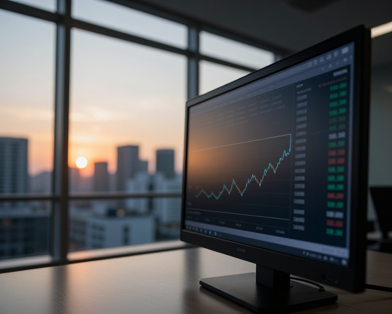 Financial Market Closing Atmosphere