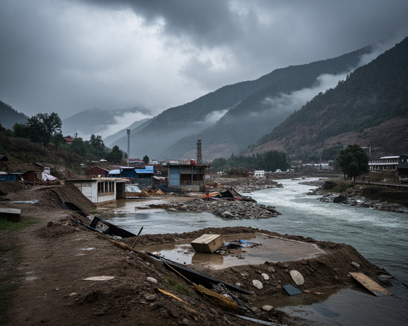 Nepal Flood Atmosphere