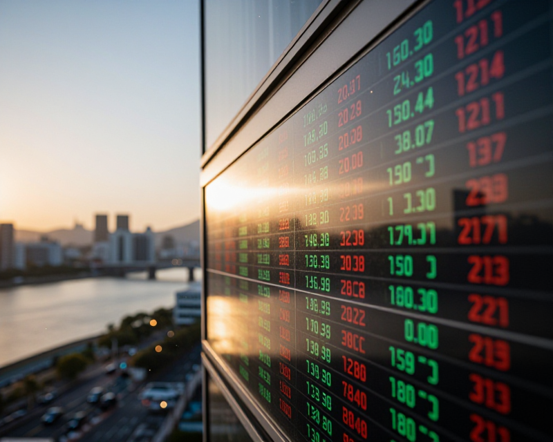 Seoul Stock Market Atmosphere