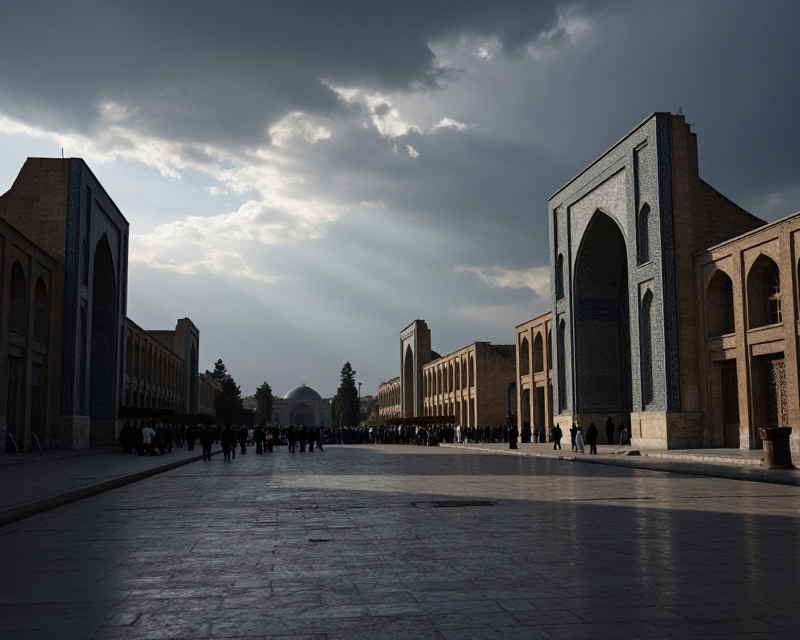 Solemn atmosphere of Tehran