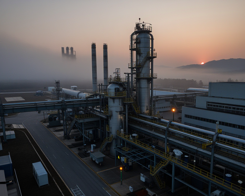 Cinematic Industrial Safety Scene