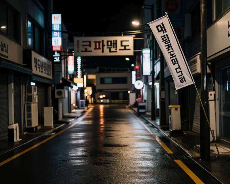 Melancholic Busan Street