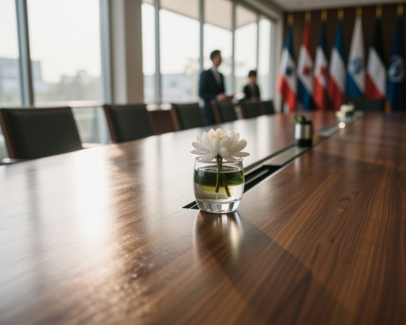 Peaceful Diplomatic Atmosphere