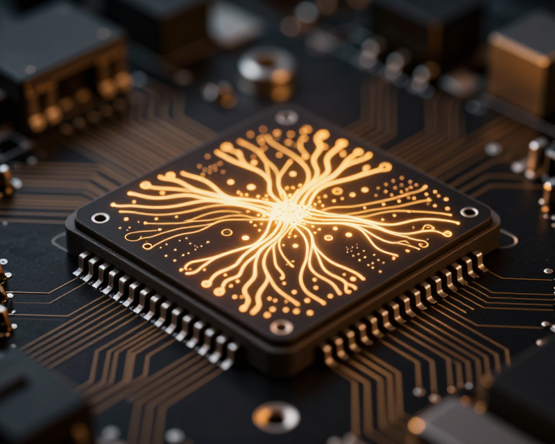 Glowing AI Semiconductor