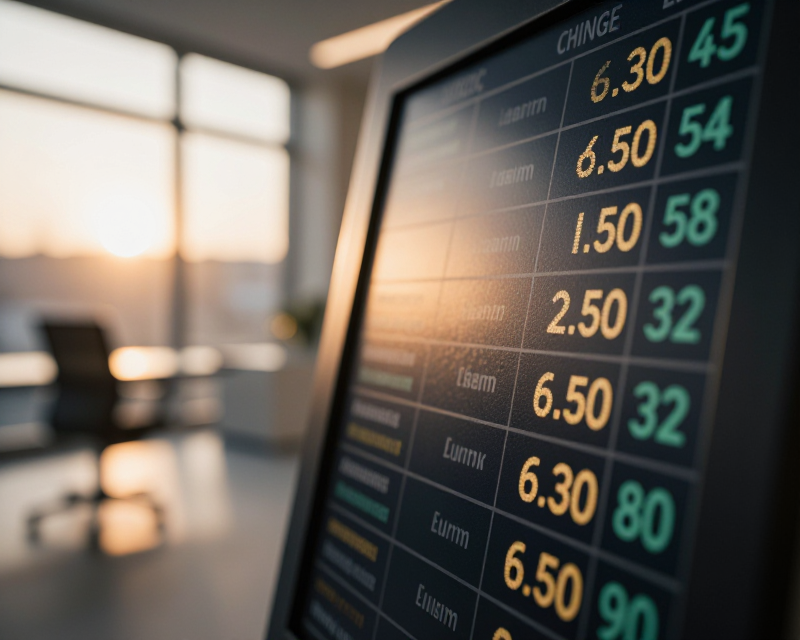 Currency Exchange Market Atmosphere