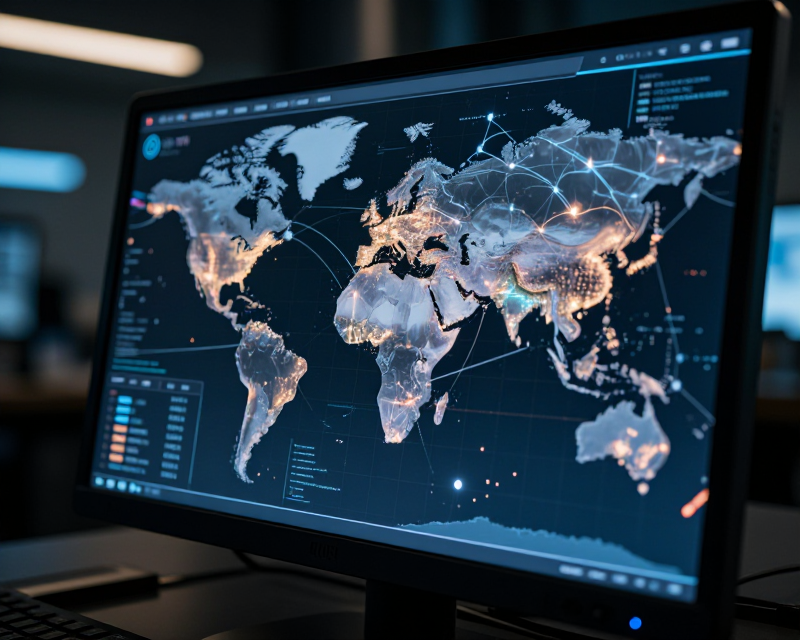 Symbolic digital surveillance and global connection
