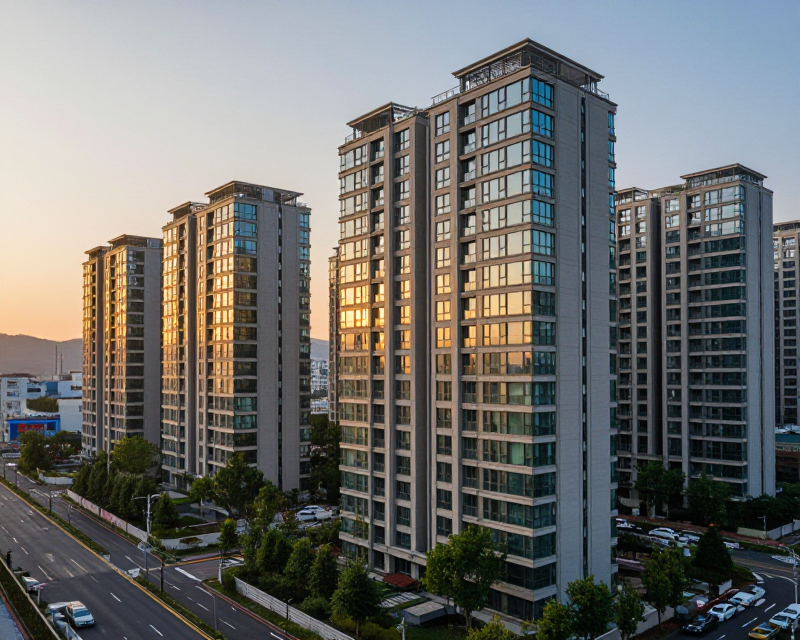 Warm Seoul Urban Landscape