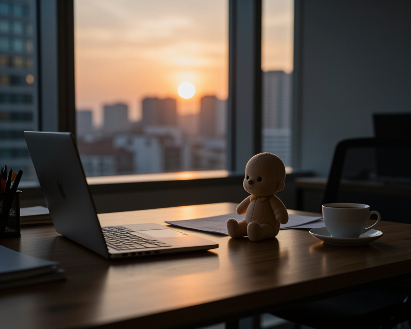 Symbolic Office Scene