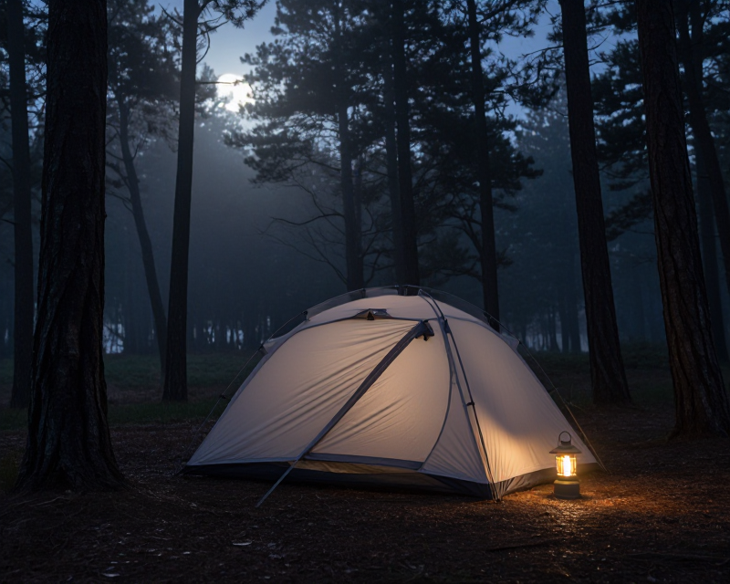 Mysterious Korean Forest Camping