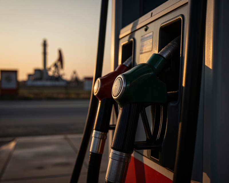 Gas Station Golden Hour