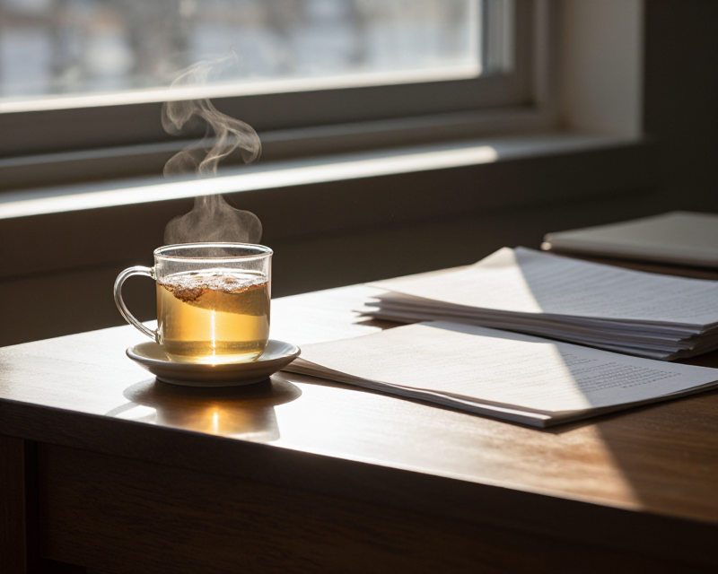 Reflective Moment in a Korean Study