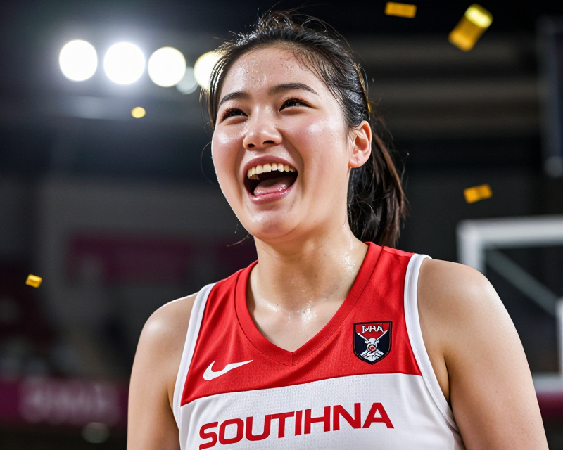 Victory Moment in Women's Basketball