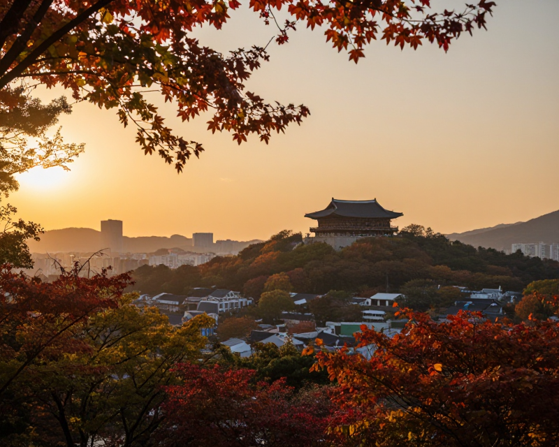 Peaceful Seoul Landscape