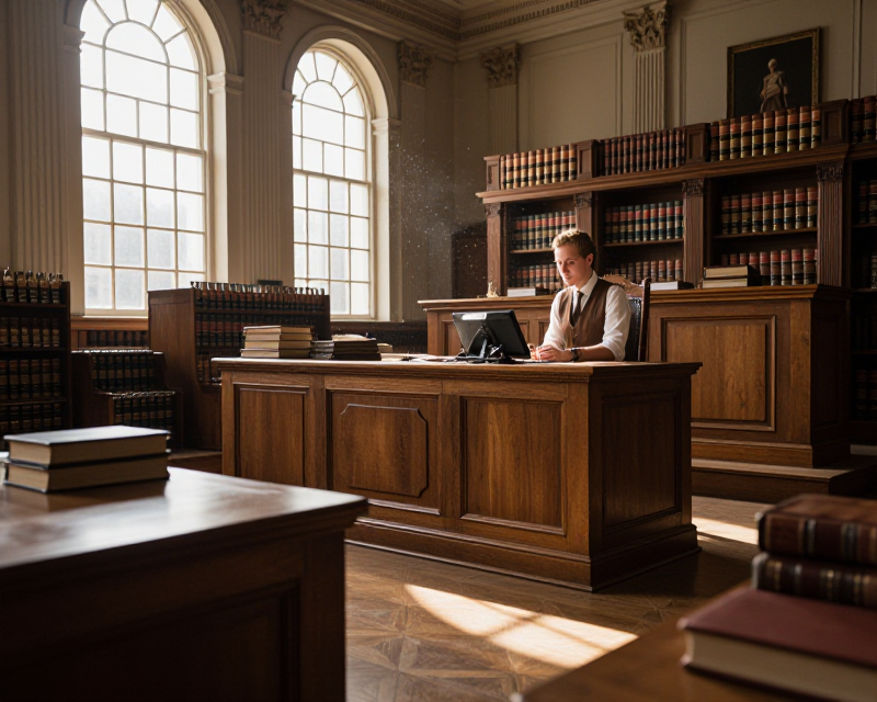 Dignified Courtroom Atmosphere