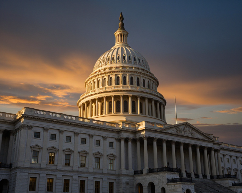 US Capitol Building at Twilight
